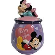 Disney Mickey and Minnie Mouse in Love Cookie Jar